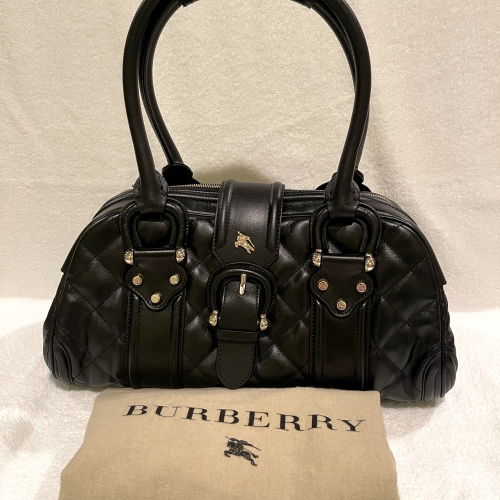 Burberry top handle bag